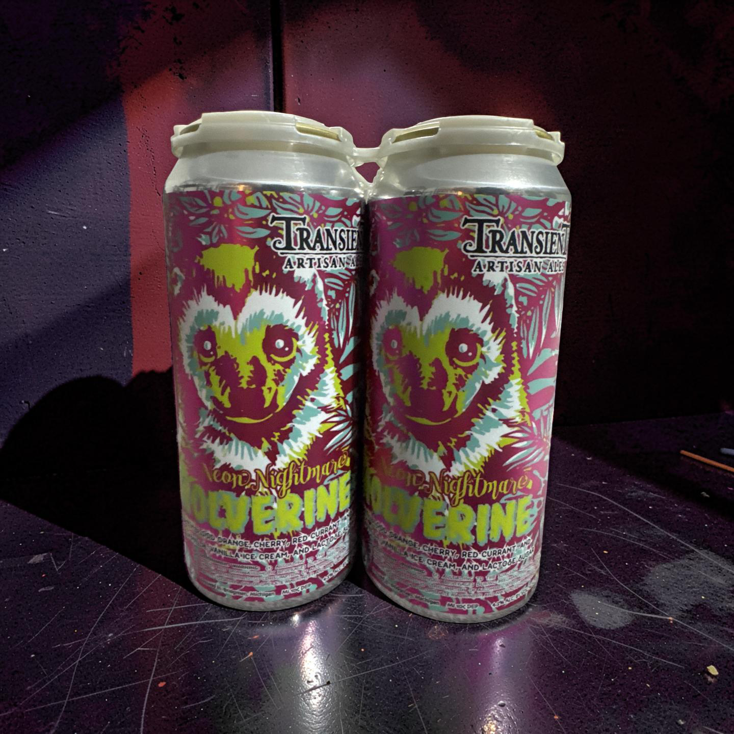 Is a blend of Cherry, Orange, Red Currant, Grape Juice, Vanilla, Vanilla Ice Cream & Lactose at 4.5% ABV