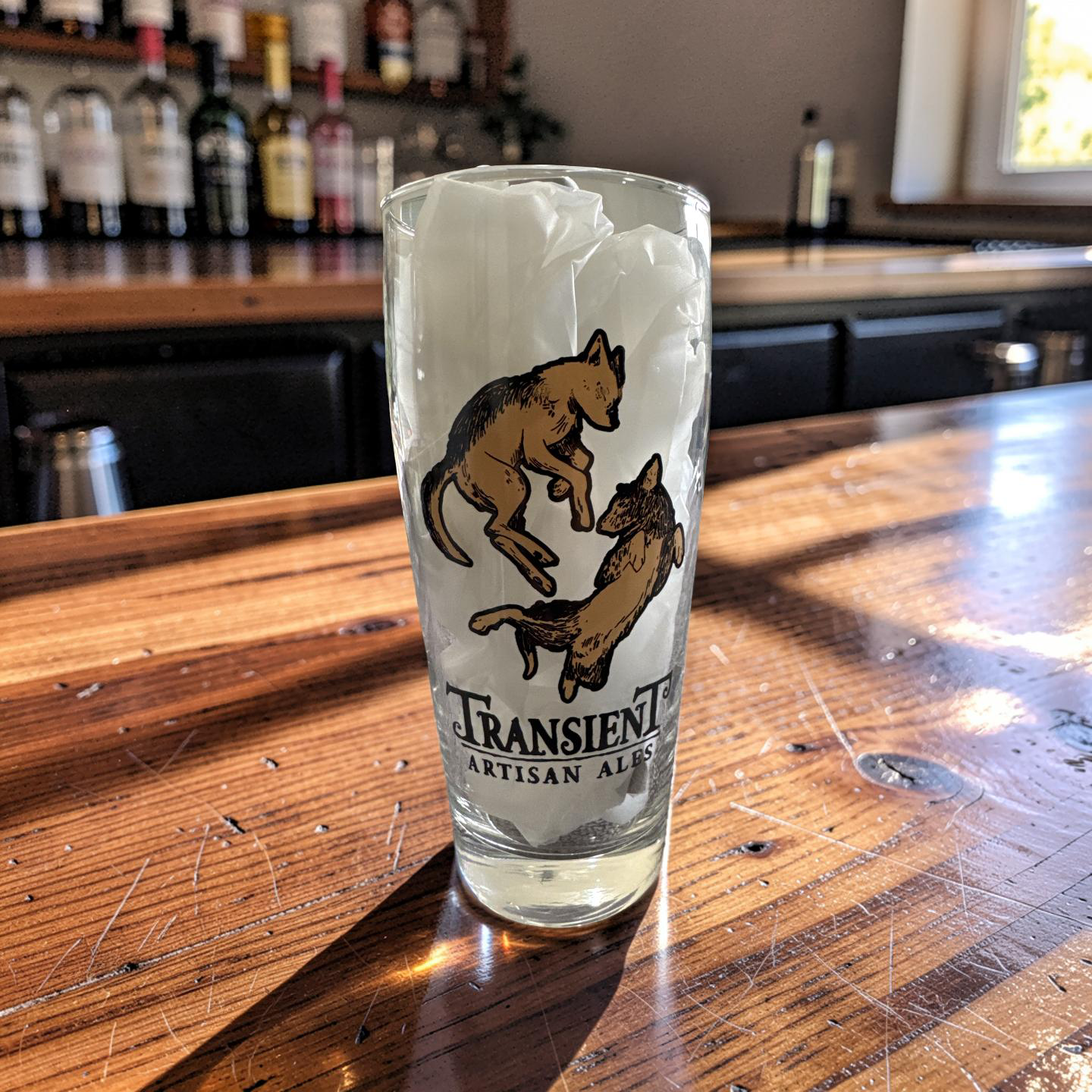 Transient Atrisan Ales Glass $15.00 or Free with any $100 of Transient Artsient selections. Just mention in the comments.
