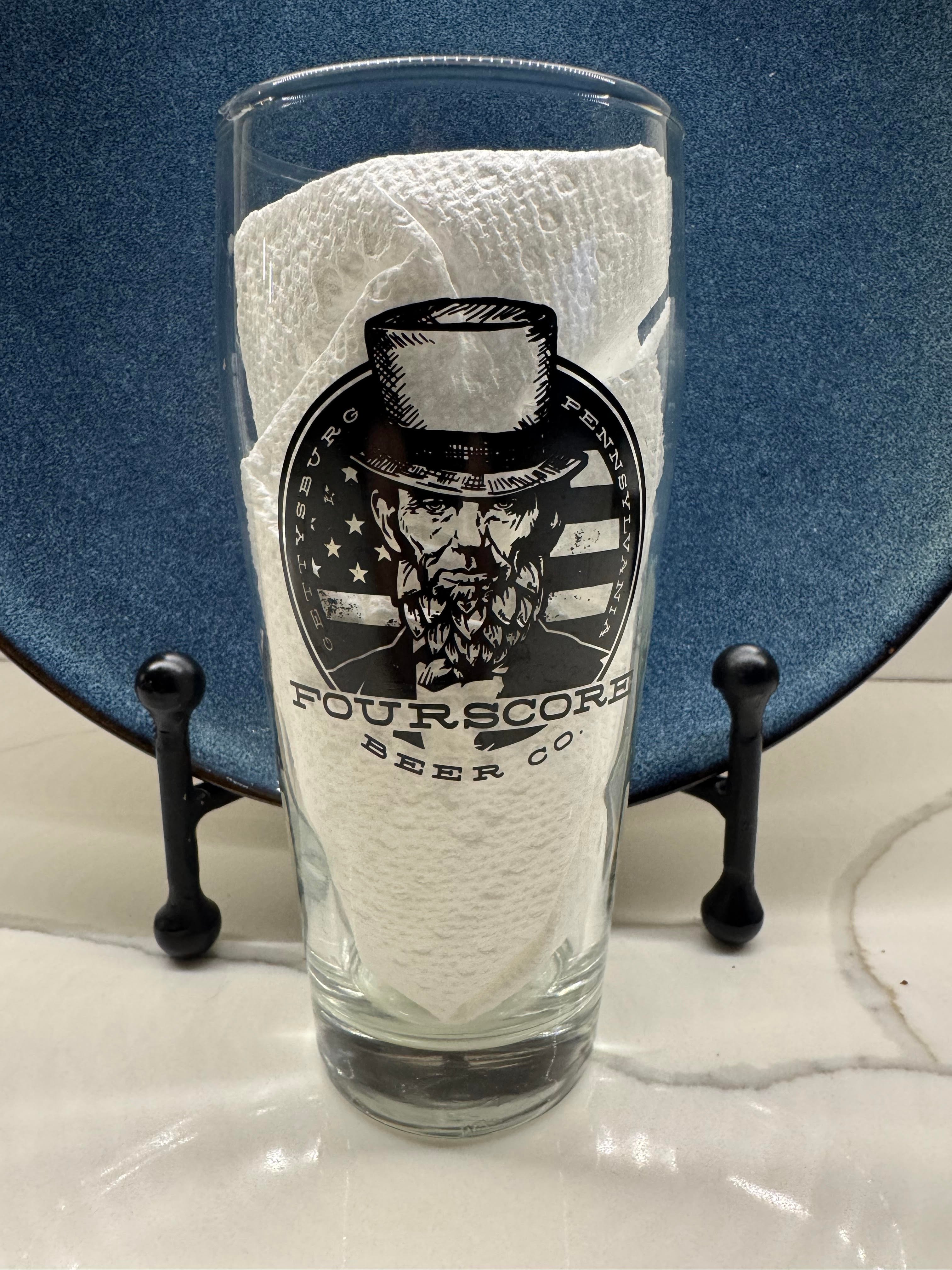 Fourscore glass $15