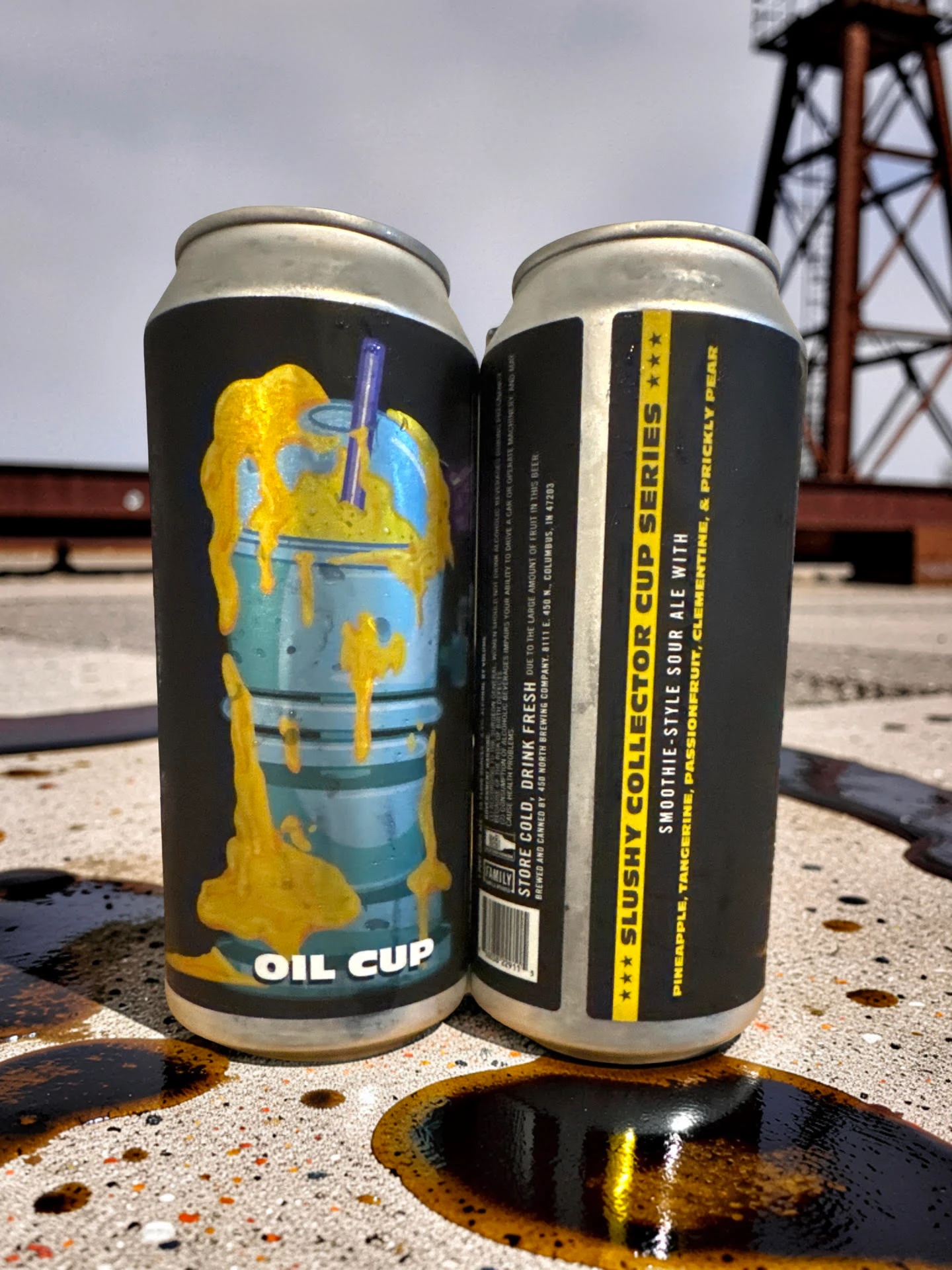 Slushy OIL Cup, part of the Collector Cup Series, is conditioned on Pineapple, Double Tangerine, Passionfruit, Clementine & Prickly Pear.