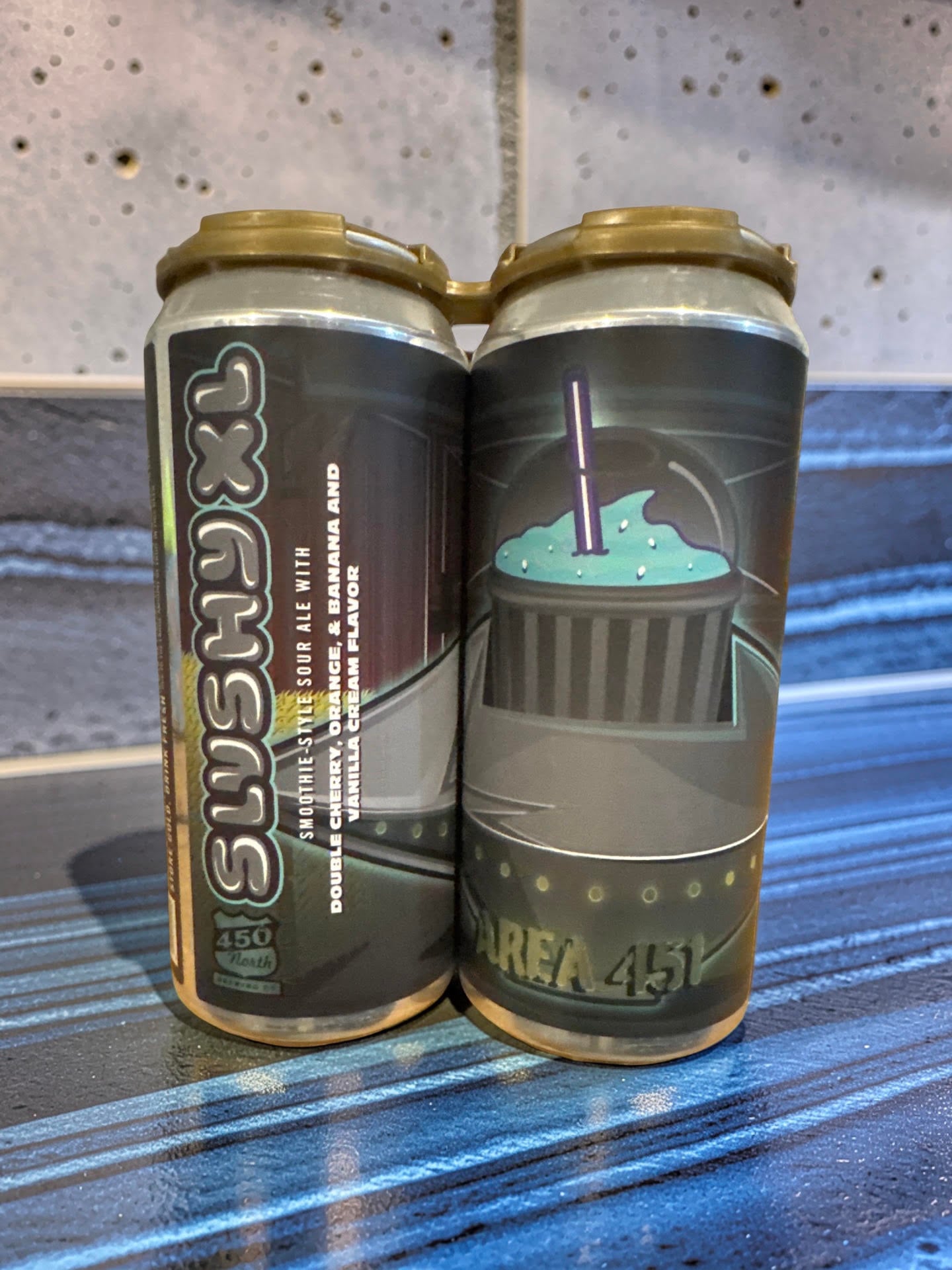 Is conditioned on Double Cherry, Orange, Banana, and Vanilla Cream.