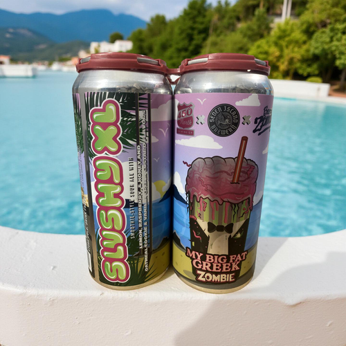 This is a sour with a strong pedigree.  It's conditioned on Lemon, Raspberry, Yogurt, Granola & Honey.