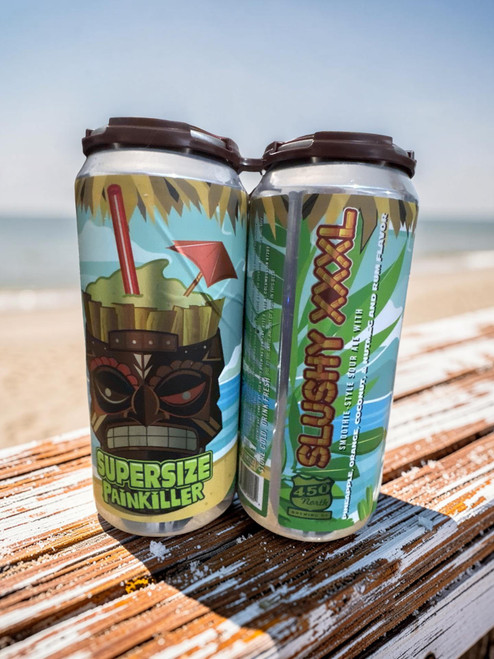 Brought back by popular demand - Supersize Painkiller is a blend of Pineapple, Orange, Coconut, Nutmeg & Rum Flavor.