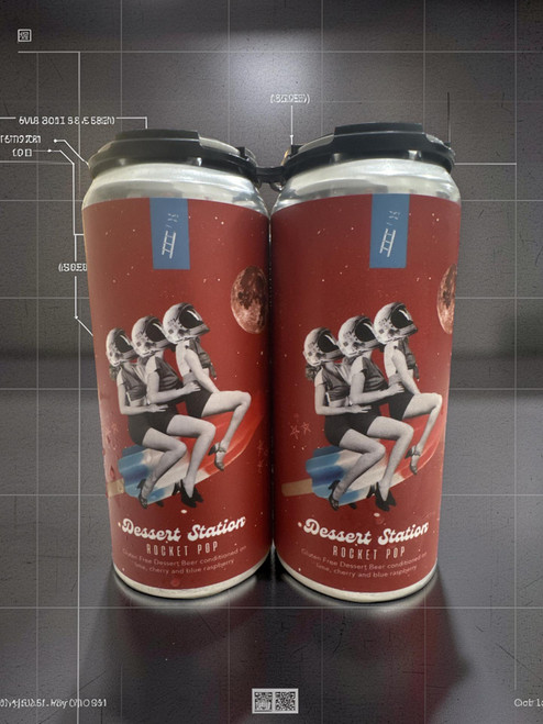 From Palmetto, Florida, this is a tasty dessert beer conditioned on blue raspberry, cherry, and lime. Has a slight dent
