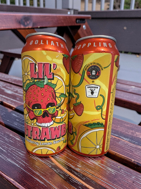 Named the 2023 & 2021 US Beer Open Grand National Champions.  Founded in 2009 in beautiful Decorah, Iowa.  Goliath & Decker have combined the great taste of strawberries & lemons.