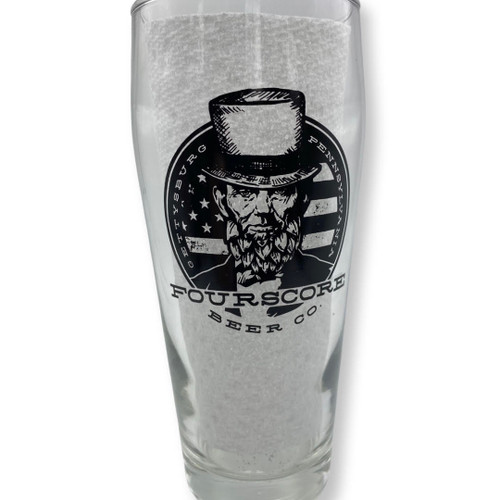 FourScore Lincoln Lager Glass