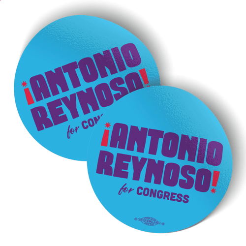 Antonio Reynoso - Blue Colorway (3" x 3" Vinyl Sticker -- Pack of Two!)
