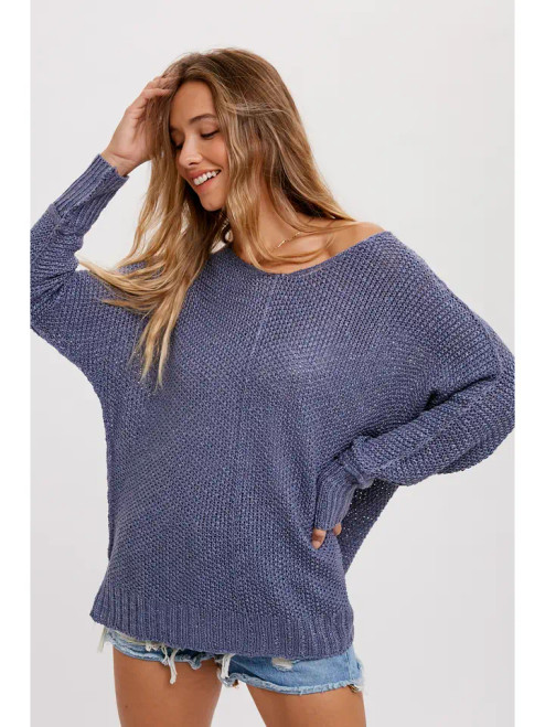 Reverse Seam Loose Fit Sweater