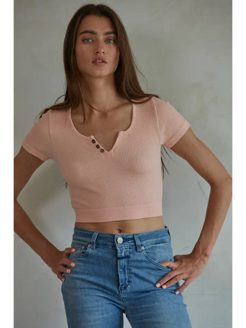 Pink, its my favorite color crop top