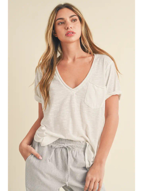 Agreeable T in white