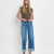 High Rise Cuffed Wide Jeans 