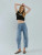 Super High Rise Elastic Band Barrel Jeans