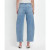 Super High Rise Elastic Band Barrel Jeans