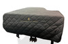 Black Quilted Mackintosh Piano Covers 1