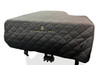 Black Quilted Mackintosh Grand Piano Cover