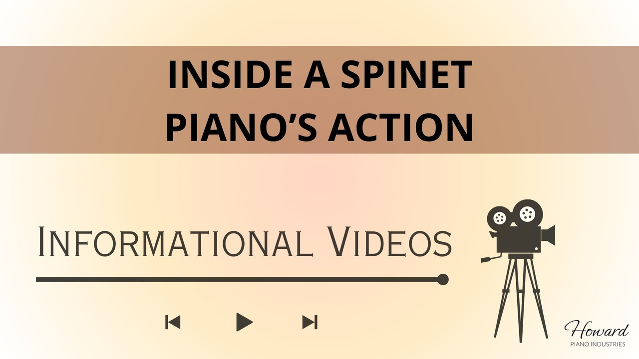 Inside a Spinet Piano's Action - Howard Piano Industries