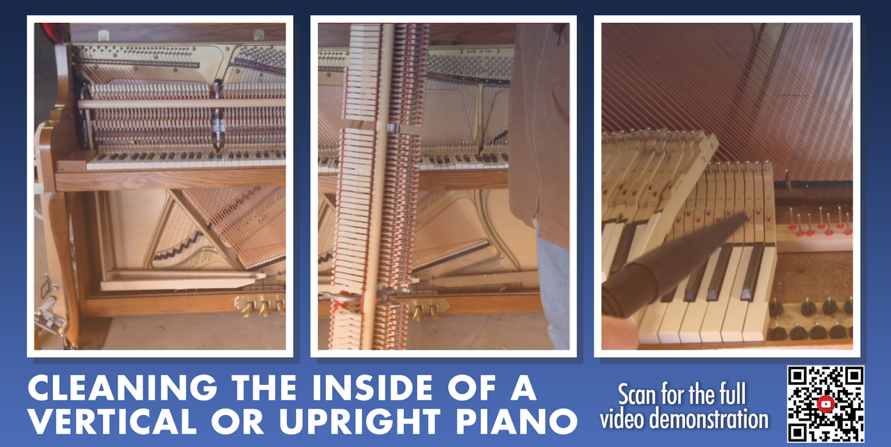How to Clean The Inside of An Upright Piano Howard Piano Industries