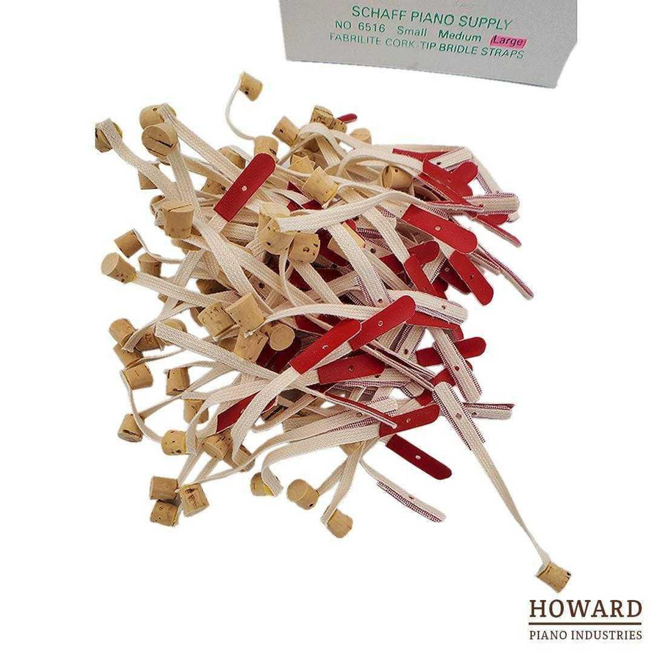 Piano Cork Bridle Straps – Set of 90
