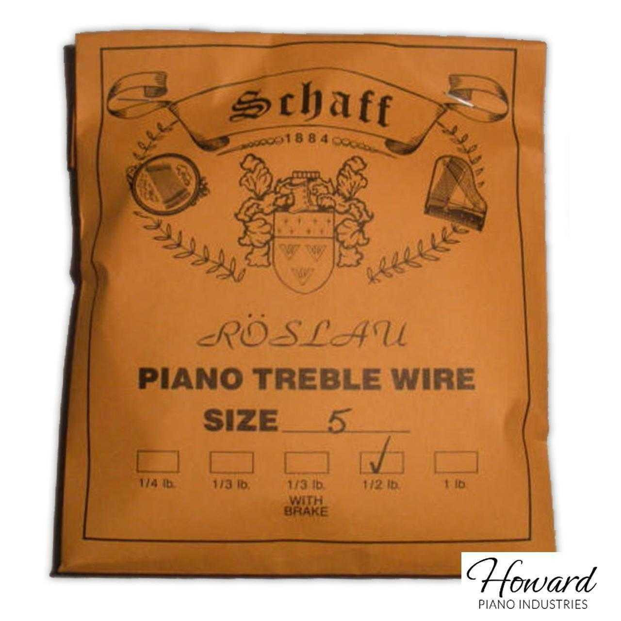 Roslau Music Wire (Sizes 5-11) - 1/2 lb coils