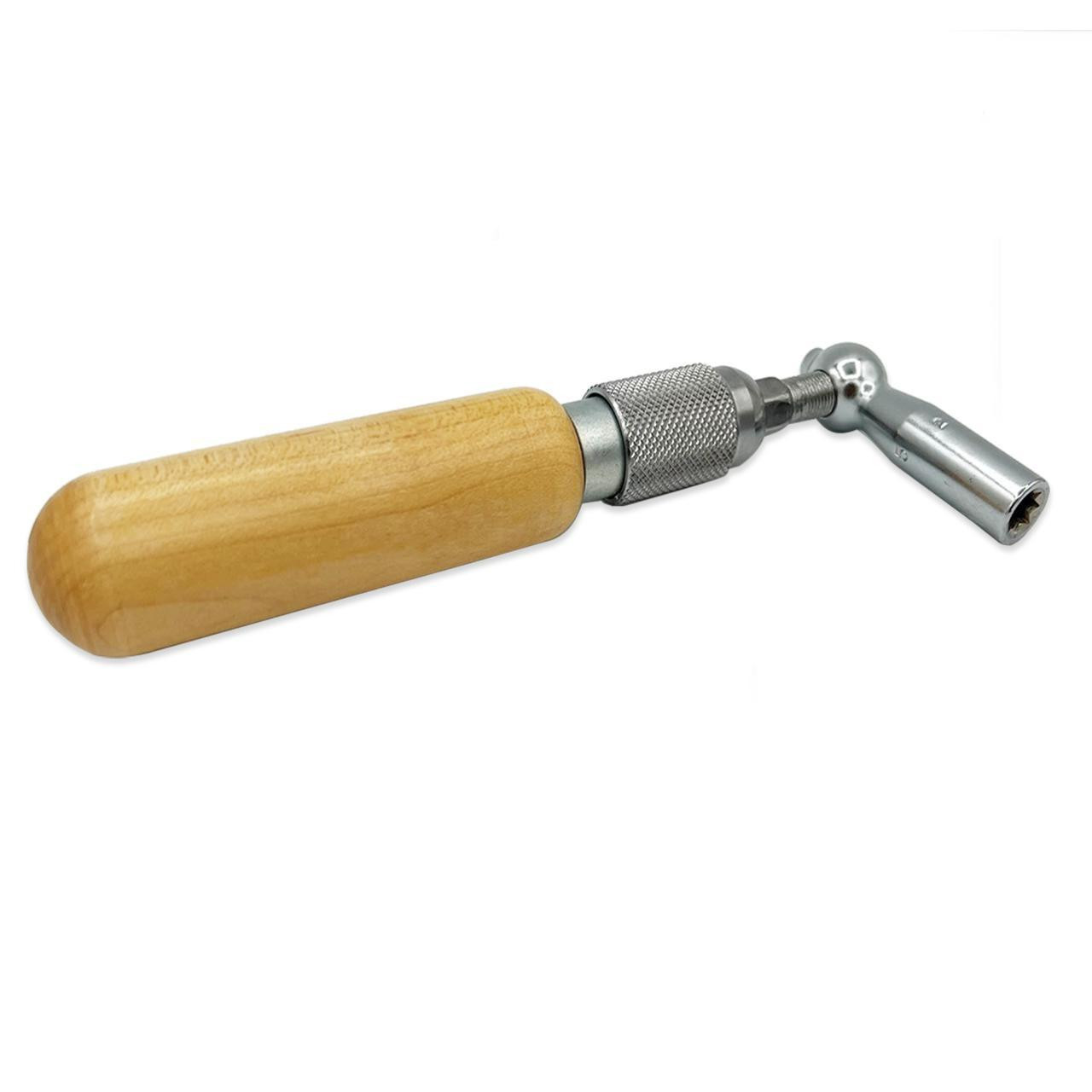 Professional Mini-Extension Piano Tuning Hammer with Hardwood Handle