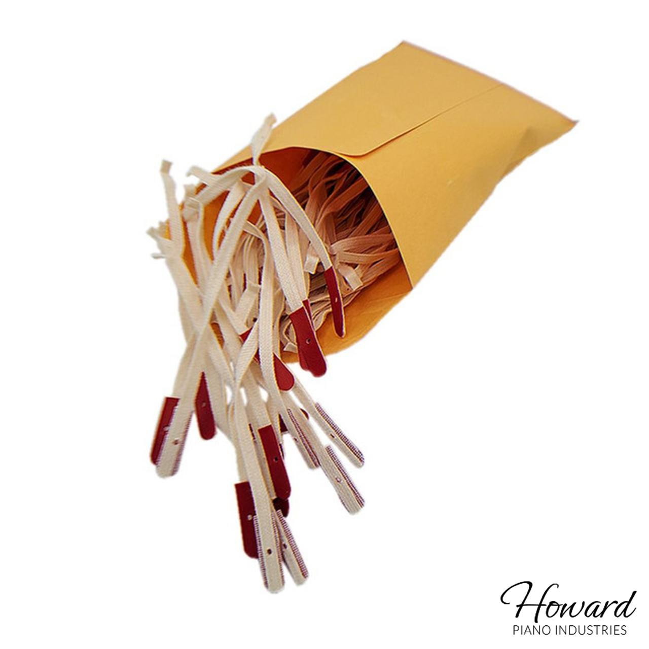Piano Bridle Straps - Standard Style - Set of 90