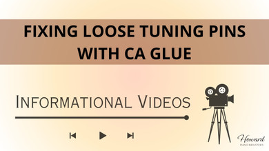 Fixing a Loose Tuning Pin with CA Glue