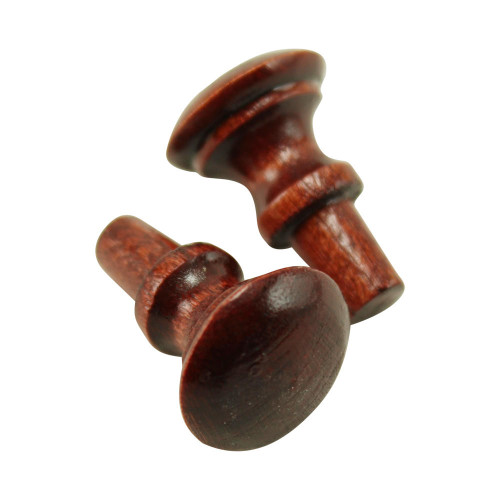 Wood Desk Knobs with Peg End - One pair Schaff Piano Supply Howard Piano Industries