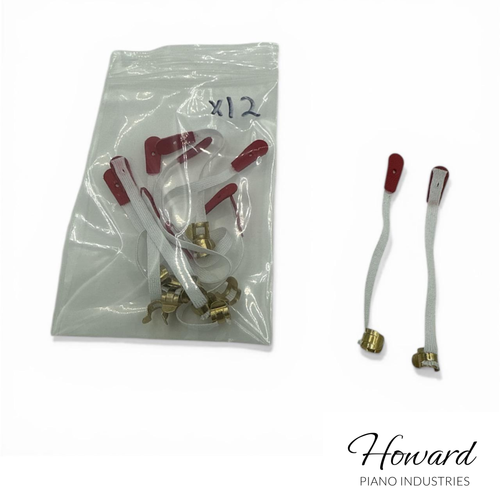 Copy of Piano Bridle Straps - Clip-on-style - Set of 12