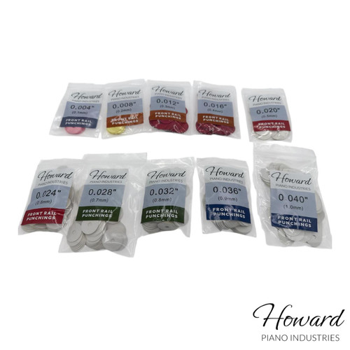 Front Rail Paper/Cardboard Punchings - Assortment of 1,000