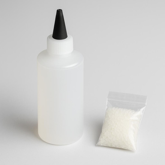 Piano Hammer Hardener Pellets with Applicator Bottle Pianotek Supply Howard Piano Industries