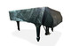 Black Vinyl Grand Piano Cover