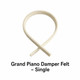 Yamaha Grand Piano Damper Felt (Single) – Wool