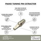 Piano Tuning Pin Extractor