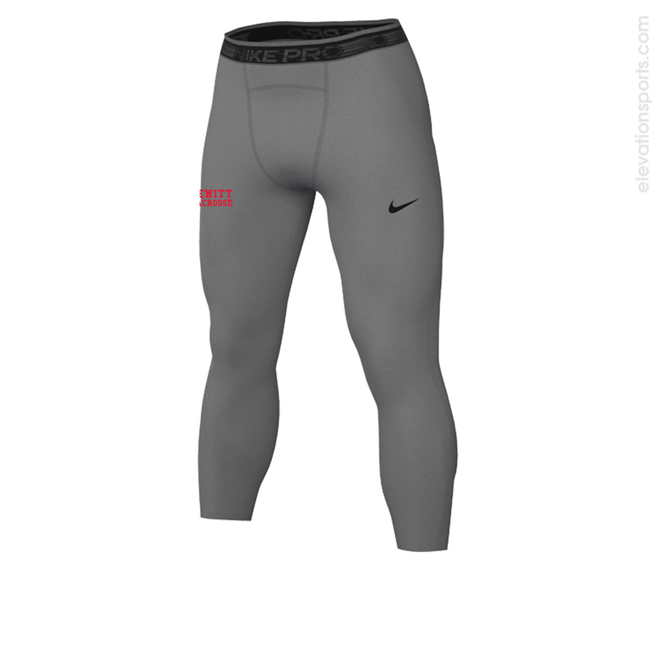Nike Men's Pro Training 3/4 Compression Tights (Carbon Heather)
