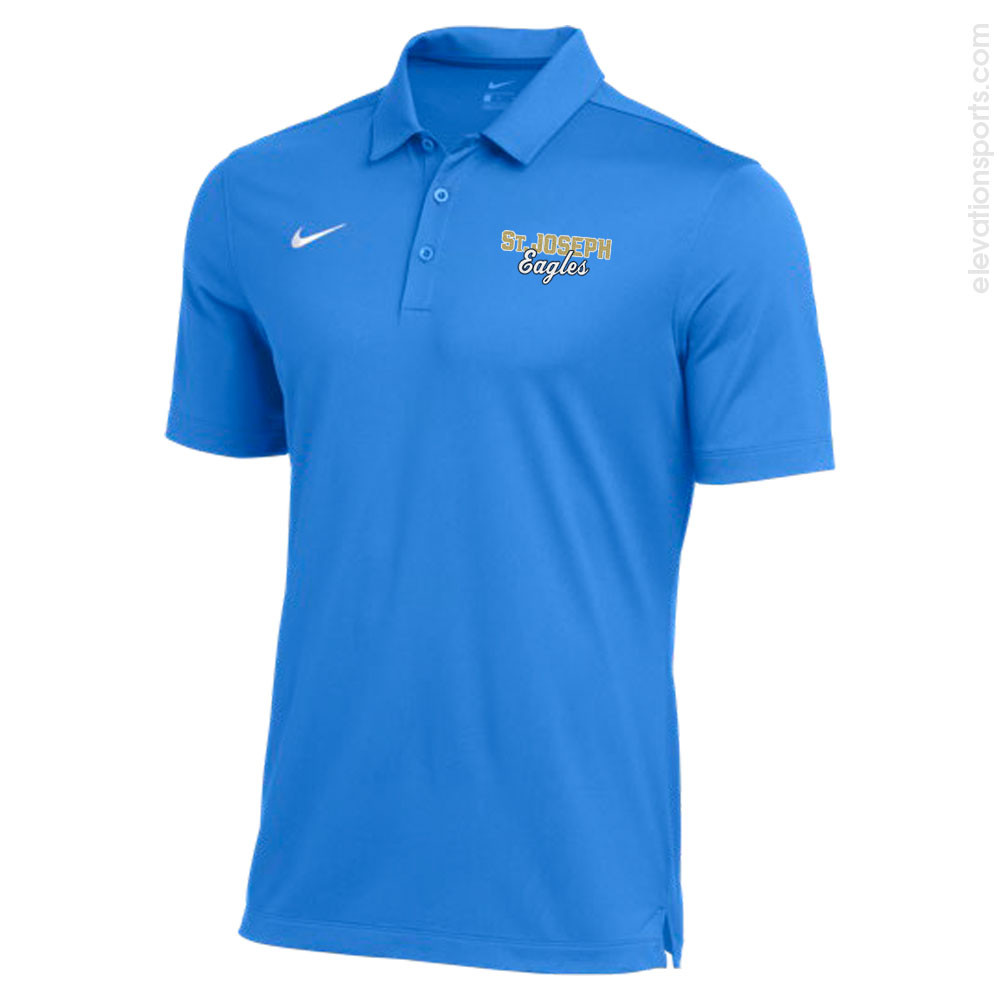 100 Polyester Nike Dri Fit Polo Shirts Embroidered Nike Dry