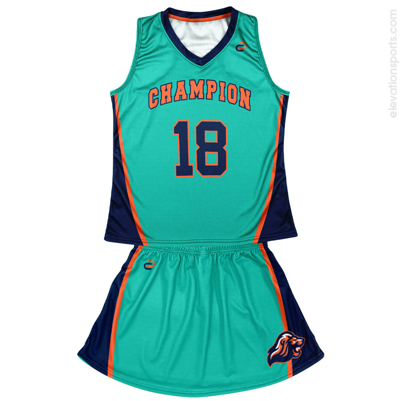 Custom Women's Lacrosse Team Uniforms and Women's Lacrosse Team Jerseys