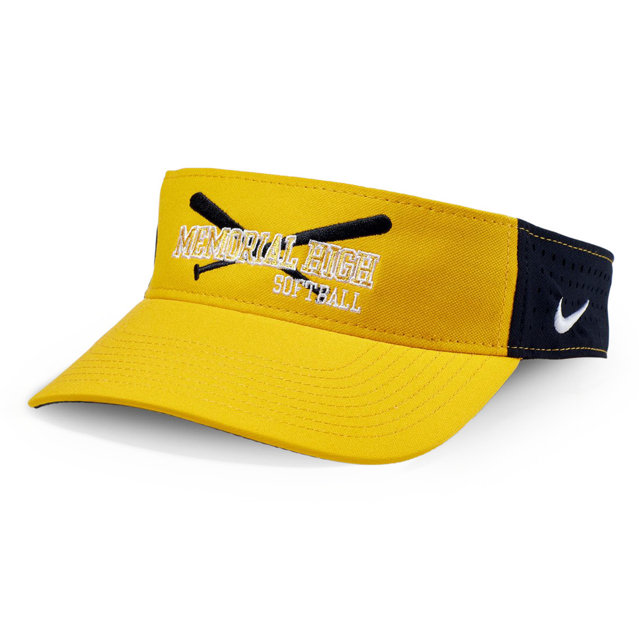 yellow nike tennis visor