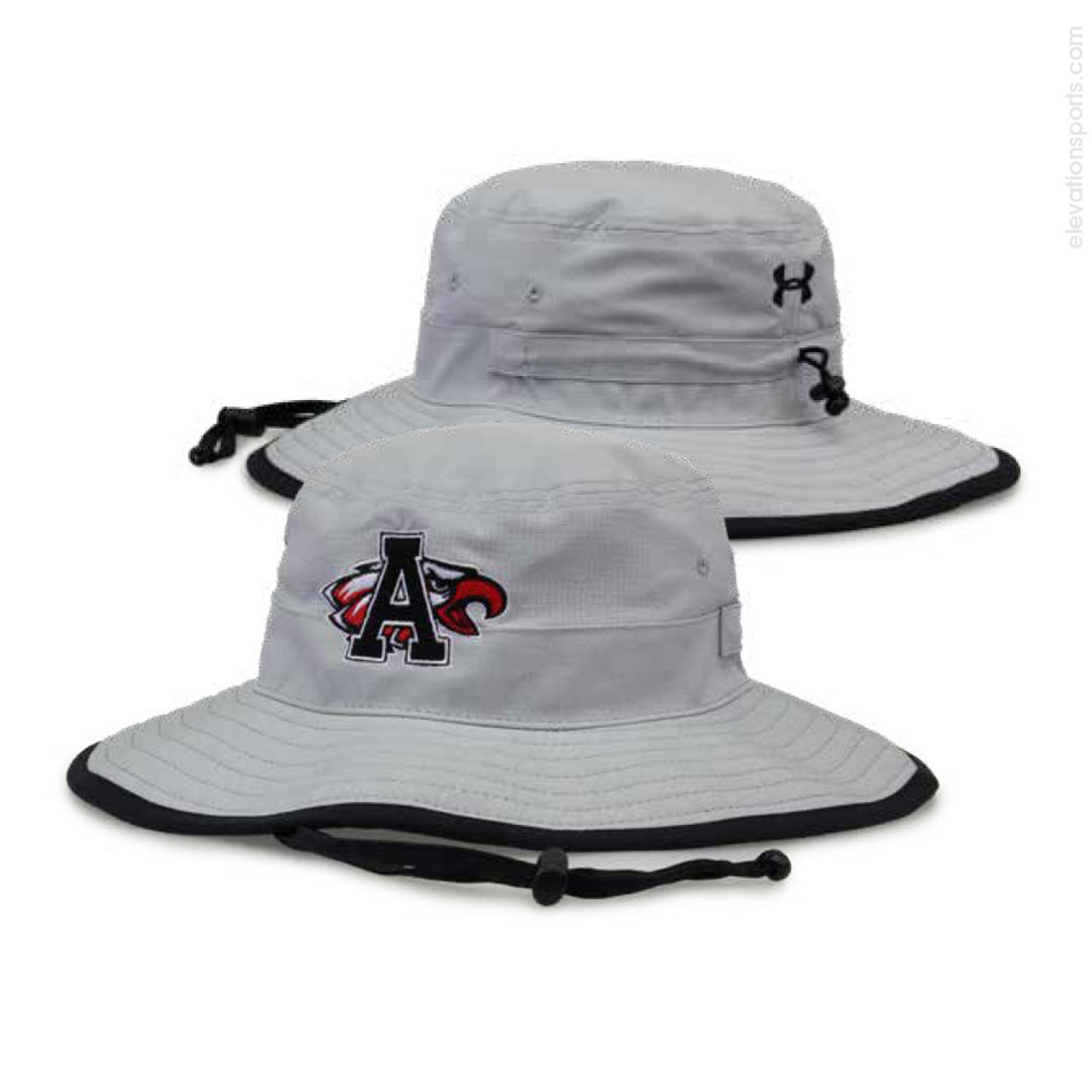 Men's Under Armour Branded Bucket Hat Pewter / White L/XL