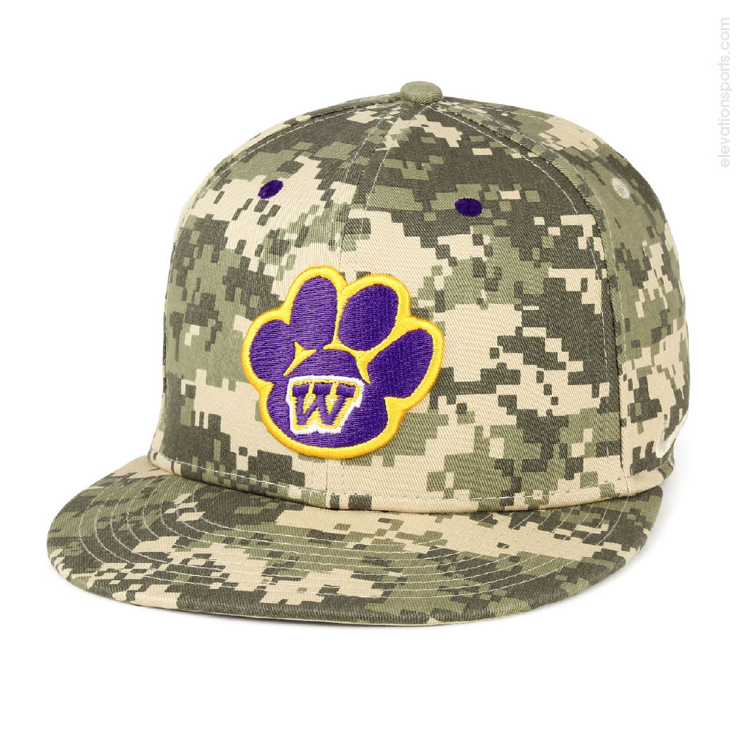 Custom Nike True Camo Baseball Caps Elevation Sports