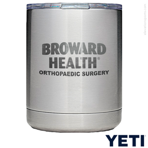 Custom YETI Rambler 10 oz Lowball - Silver Custom YETI Rambler 10 oz Lowball - Silver