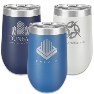 Custom 16 oz. Stemless Wine Tumblers Custom 16 oz. Stemless Wine Tumblers