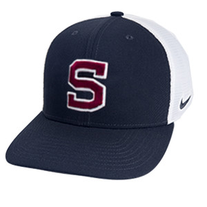 Nike Team Rise Mesh Back Hat with embroidered custom logo. Nike Team Rise Mesh Back Hat with embroidered custom logo.