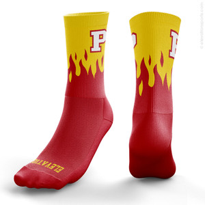 Elevation Custom Socks - Blaze Elevation Custom Socks - Blaze