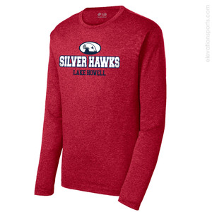 Elevation Long Sleeve Custom Heather Performance Shirts Elevation Long Sleeve Custom Heather Performance Shirts