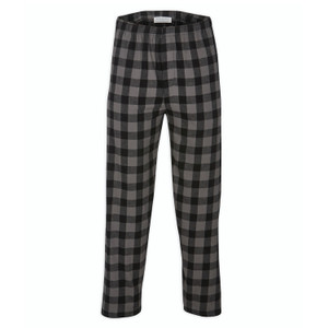 Custom Flannel Pants - Charcoal & Black Buffalo Plaid Custom Flannel Pants - Charcoal & Black Buffalo Plaid