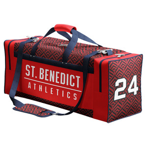 Custom Sublimated Lacrosse Bag - Square End Custom Sublimated Lacrosse Bag - Square End