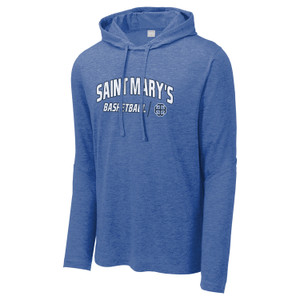 Custom Sport-Tek Tri-Blend Wicking Long Sleeve Hooded Shirts Custom Sport-Tek Tri-Blend Wicking Long Sleeve Hooded Shirts