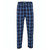 Custom Flannel Pants - Navy / Columbia Plaid