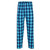 Custom Flannel Pants - Snow Plaid