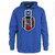 Custom Hockey Lace Hoodie - Royal Custom Hockey Lace Hoodie - Royal